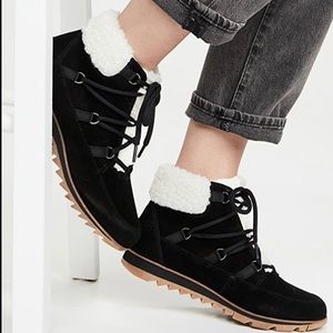 Sorel Harlow Lace-Up Cozy  Booties